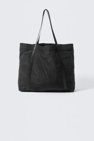 Nylon Tote Bag – Black
