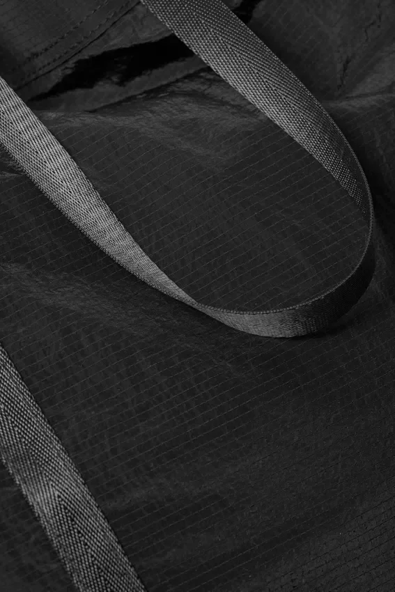 Nylon Tote Bag – Black Nylon Tote Bag – Black