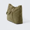 Nylon Tote Bag – Khaki Green Nylon Tote Bag – Khaki Green