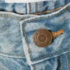 Oblique Low Waist Loose Barrel Jeans – Port Blue – Light Blue Oblique Low Waist Loose Barrel Jeans – Port Blue – Light Blue