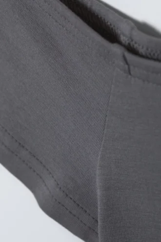 Off Shoulder T-Shirt – Dark Grey