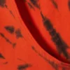 Open Back Boat-Neck Tank Top – Bright Orange Tie-Dye Open Back Boat-Neck Tank Top – Bright Orange Tie-Dye