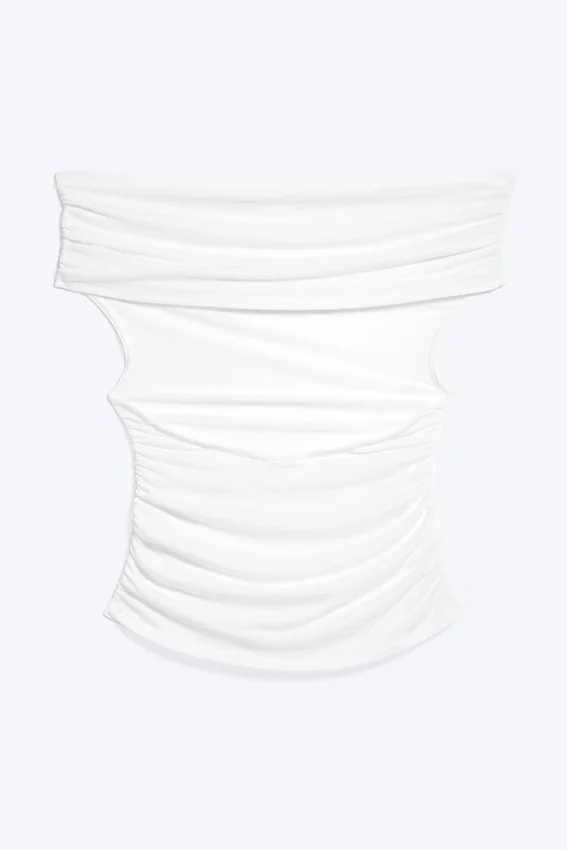 Open Back Top – White Open Back Top – White