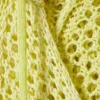 Open-Knit Hooded Sweater – Light Yellow Open-Knit Hooded Sweater – Light Yellow