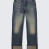 Orbit Mid Rise Regular Fold-Up Jeans – Baltic Blue – Dark Blue Orbit Mid Rise Regular Fold-Up Jeans – Baltic Blue – Dark Blue