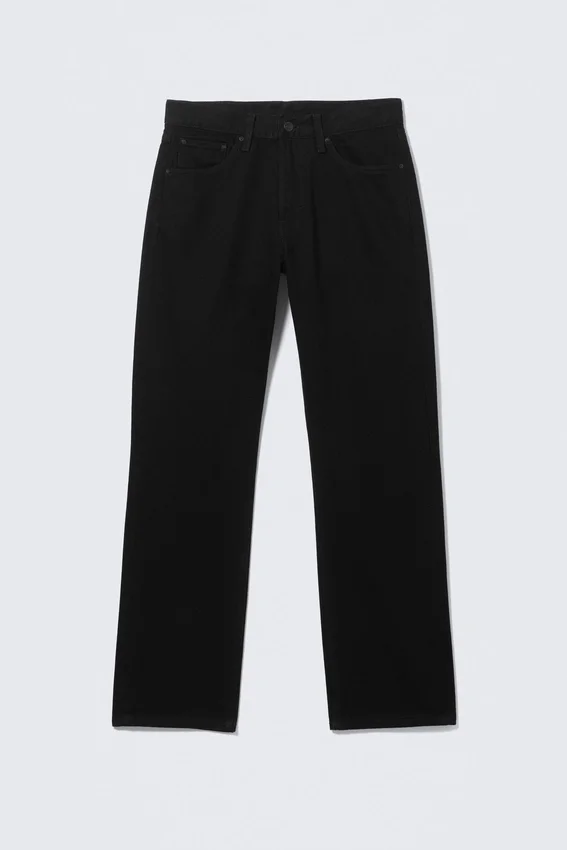 Orbit Mid Rise Regular Straight Jeans – Black Rinse – Black Orbit Mid Rise Regular Straight Jeans – Black Rinse – Black