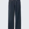 Orbit Mid Rise Regular Straight Jeans – Blue Rinse