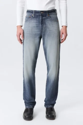 Orbit Mid Rise Regular Straight Jeans – Board Blue – Medium Blue