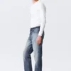 Orbit Mid Rise Regular Straight Jeans – Board Blue – Medium Blue Orbit Mid Rise Regular Straight Jeans – Board Blue – Medium Blue