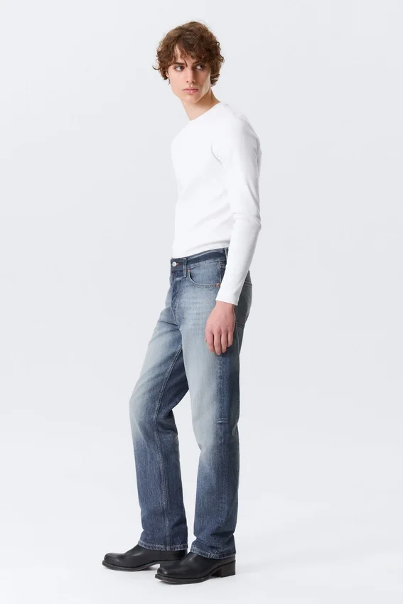 Orbit Mid Rise Regular Straight Jeans – Board Blue – Medium Blue Orbit Mid Rise Regular Straight Jeans – Board Blue – Medium Blue