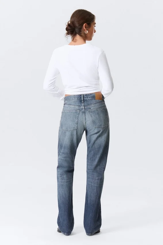 Orbit Mid Rise Regular Straight Jeans – Board Blue – Medium Blue Orbit Mid Rise Regular Straight Jeans – Board Blue – Medium Blue