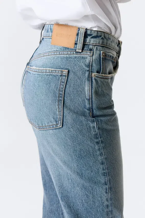 Origin Mid Rise Regular Straight Jeans – Mid Blue – Medium Blue Origin Mid Rise Regular Straight Jeans – Mid Blue – Medium Blue