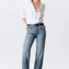 Origin Mid Rise Regular Straight Jeans – Mid Blue – Medium Blue Origin Mid Rise Regular Straight Jeans – Mid Blue – Medium Blue