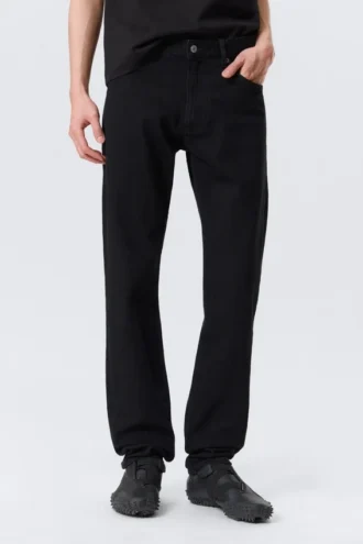 Orion Mid Rise Slim Fit Straight Jeans – Black Rinse – Black Orion Mid Rise Slim Fit Straight Jeans – Black Rinse – Black