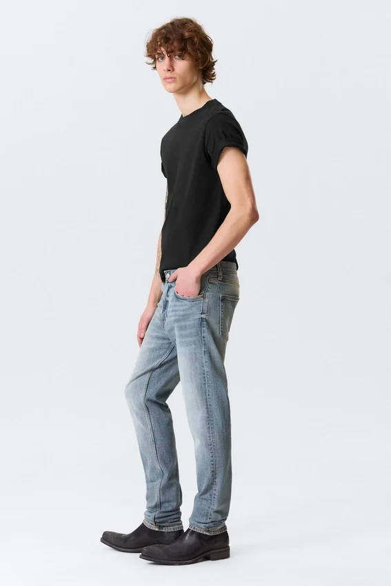Orion Mid Rise Slim Fit Straight Jeans – Blue Horses – Medium Blue Orion Mid Rise Slim Fit Straight Jeans – Blue Horses – Medium Blue