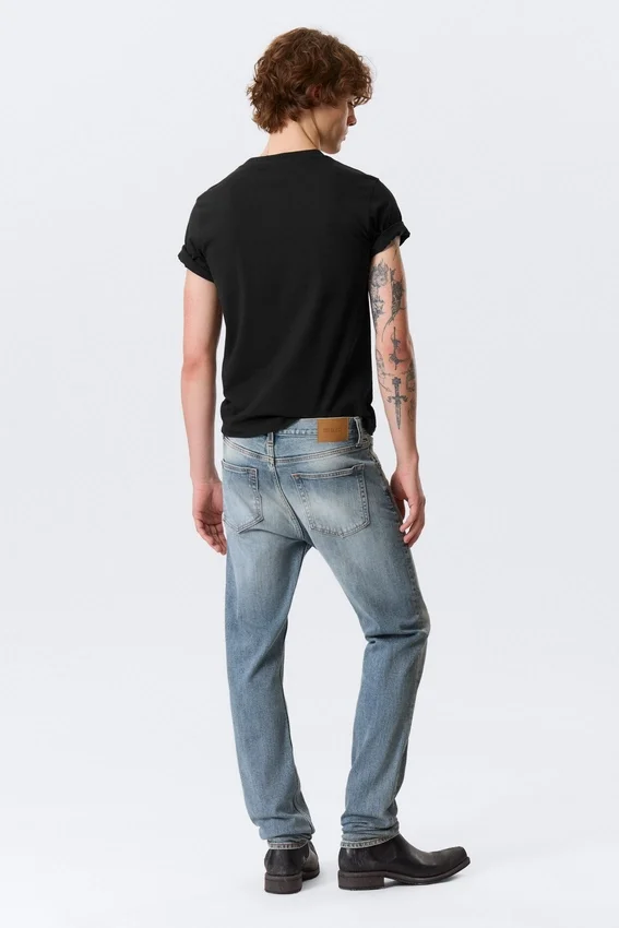 Orion Mid Rise Slim Fit Straight Jeans – Blue Horses – Medium Blue Orion Mid Rise Slim Fit Straight Jeans – Blue Horses – Medium Blue