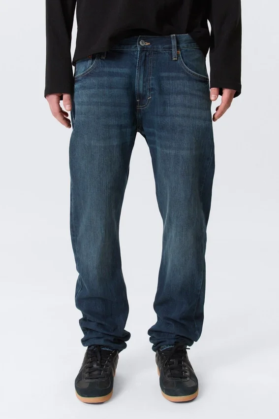 Orion Mid Rise Slim Fit Straight Jeans – Deep Sea Blue – Dark Blue Orion Mid Rise Slim Fit Straight Jeans – Deep Sea Blue – Dark Blue