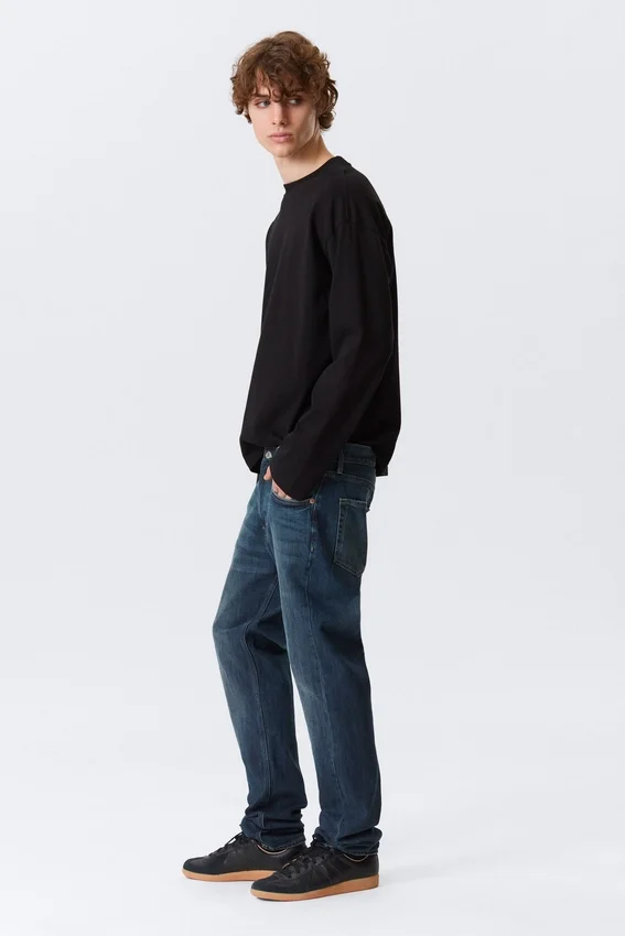 Orion Mid Rise Slim Fit Straight Jeans – Deep Sea Blue – Dark Blue Orion Mid Rise Slim Fit Straight Jeans – Deep Sea Blue – Dark Blue