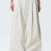 Otis Baggy Pleated Twill Chinos – Light Beige Otis Baggy Pleated Twill Chinos – Light Beige