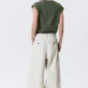 Otis Baggy Pleated Twill Chinos – Light Beige Otis Baggy Pleated Twill Chinos – Light Beige