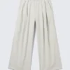 Otis Baggy Pleated Twill Chinos – Light Beige Otis Baggy Pleated Twill Chinos – Light Beige