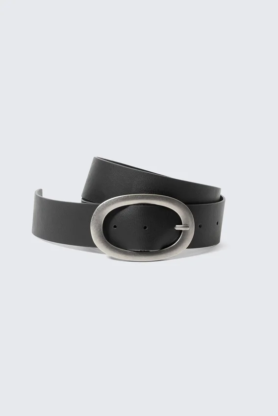 Oval Belt – Black Oval Belt – Black