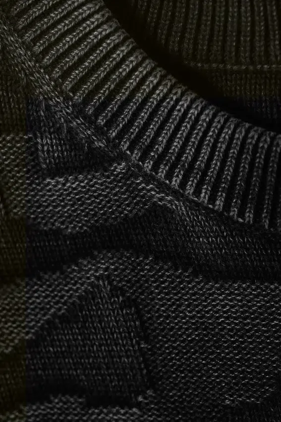 Oversize Ribbed Sweater – Black Oversize Ribbed Sweater – Black