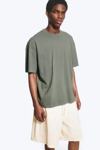 Oversized Boxy T-Shirt – Light Dusty Khaki Green Oversized Boxy T-Shirt – Light Dusty Khaki Green