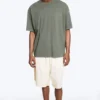 Oversized Boxy T-Shirt – Light Dusty Khaki Green Oversized Boxy T-Shirt – Light Dusty Khaki Green