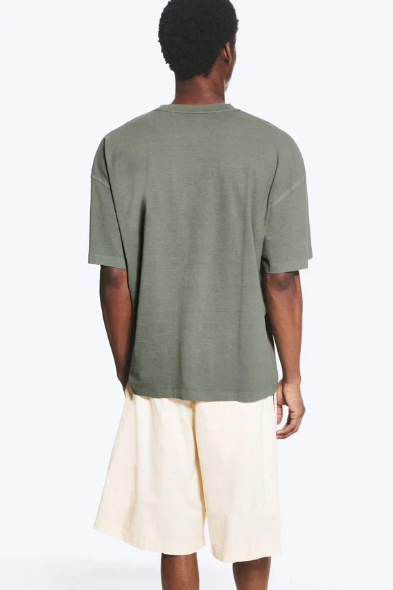 Oversized Boxy T-Shirt – Light Dusty Khaki Green Oversized Boxy T-Shirt – Light Dusty Khaki Green