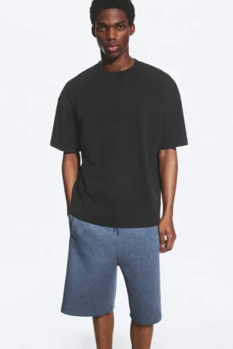 Oversized Boxy T-Shirt – Washed Black