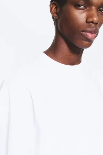 Oversized Boxy T-Shirt – White
