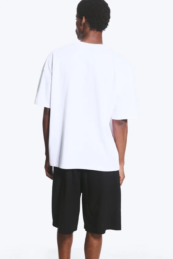 Oversized Boxy T-Shirt – White Oversized Boxy T-Shirt – White
