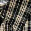 Oversized Checked Shirt – Checked Beige Oversized Checked Shirt – Checked Beige