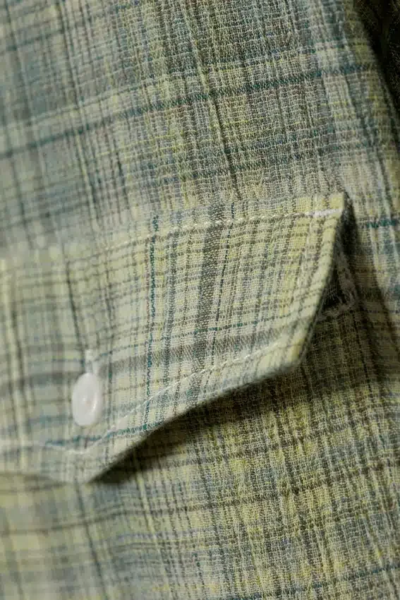 Oversized Checked Short Sleeve Shirt – Dusty Green Check Oversized Checked Short Sleeve Shirt – Dusty Green Check