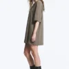 Oversized Cotton T-Shirt Dress – Dusty Grey Oversized Cotton T-Shirt Dress – Dusty Grey