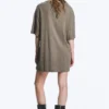 Oversized Cotton T-Shirt Dress – Dusty Grey Oversized Cotton T-Shirt Dress – Dusty Grey