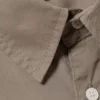 Oversized Cotton Viscose Shirt – Dusty Mole
