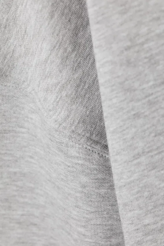 Oversized Crewneck Sweatshirt – Grey Melange Oversized Crewneck Sweatshirt – Grey Melange