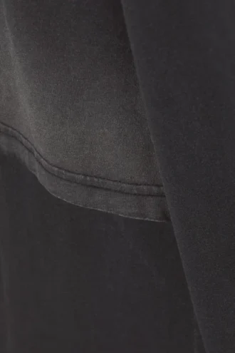Oversized Double Dyed Longsleeve Top – Black Fade