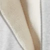 Oversized Fleece Zip Hoodie – Grey Melange Oversized Fleece Zip Hoodie – Grey Melange