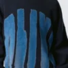 Oversized Graphic Knitted Cotton Sweater – Navy Blue – Alive Oversized Graphic Knitted Cotton Sweater – Navy Blue – Alive