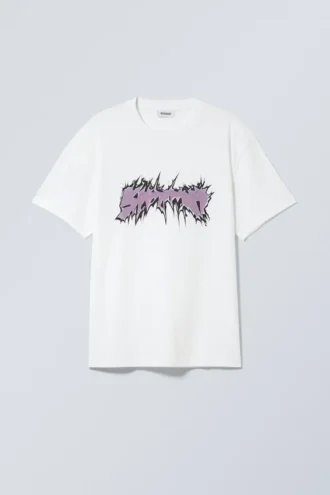 Oversized Graphic Printed T-Shirt – Abstract 3000