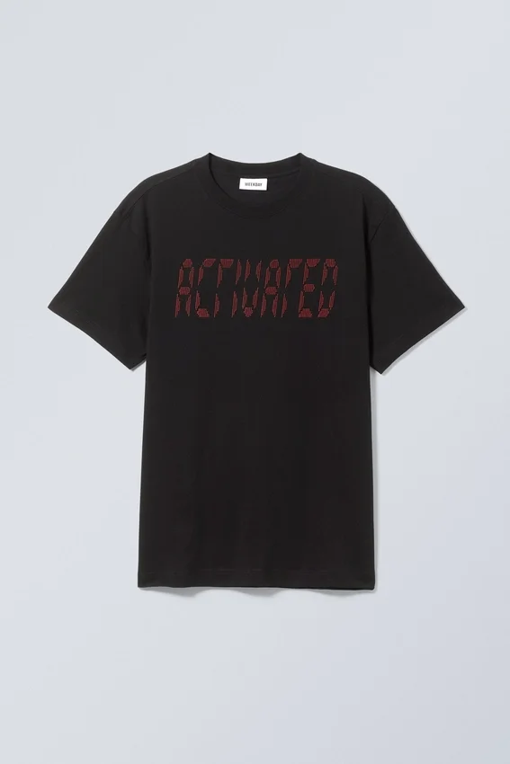Oversized Graphic Printed T-Shirt – Activated Oversized Graphic Printed T-Shirt – Activated