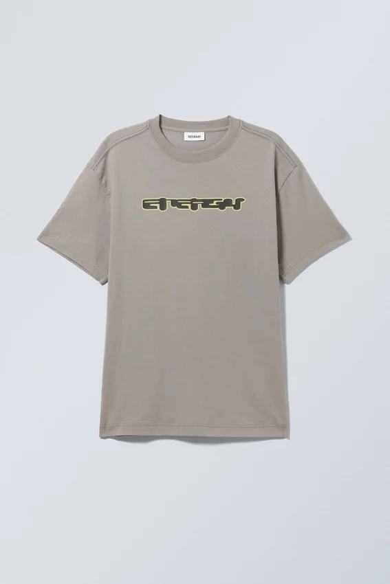 Oversized Graphic Printed T-Shirt – Energy Grey Oversized Graphic Printed T-Shirt – Energy Grey