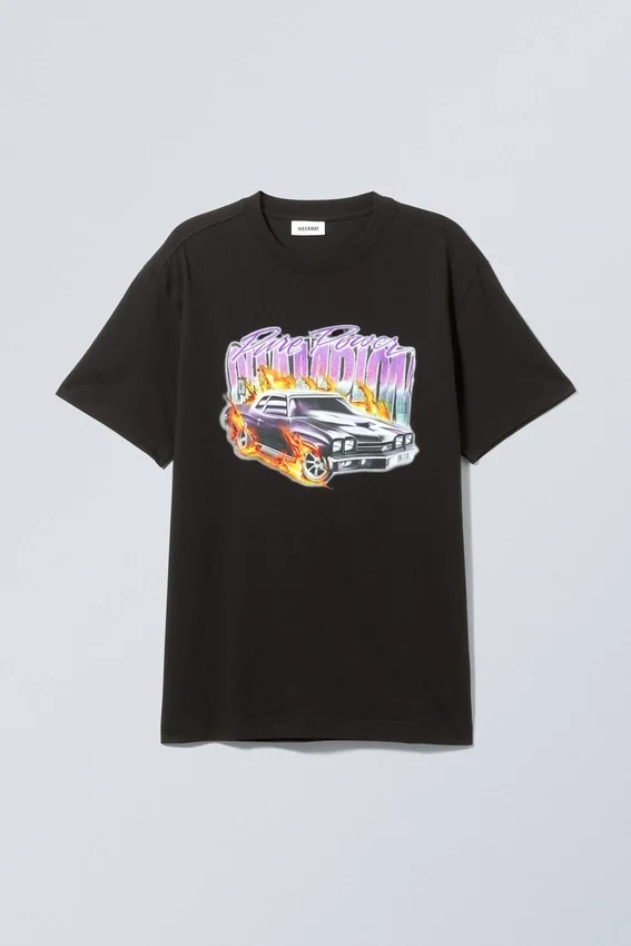Oversized Graphic Printed T-Shirt – Pure Power Champion Oversized Graphic Printed T-Shirt – Pure Power Champion