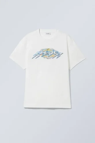 Oversized Graphic Printed T-Shirt – Robo Razor