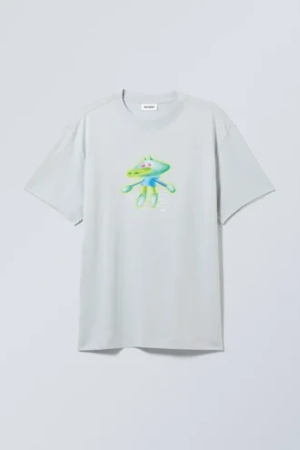 Oversized Graphic Printed T-Shirt – Techno Guy