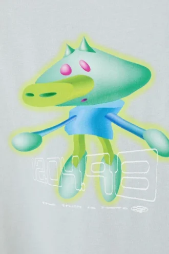 Oversized Graphic Printed T-Shirt – Techno Guy