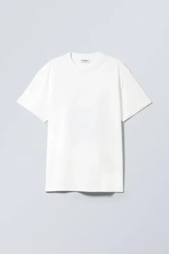 Oversized Graphic Printed T-Shirt – White – Blue Dove